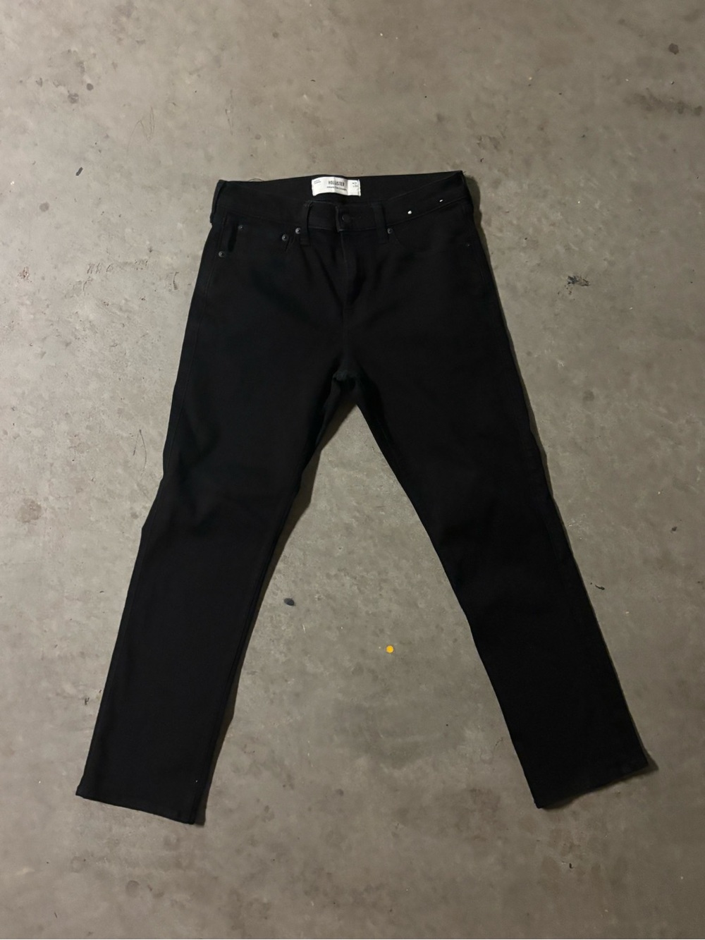 Hollister Men's Black Slim Straight Jeans